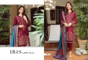 Iris Lawn Ss 23 Shree Fabs