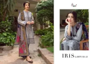 Iris Lawn Ss 23 Shree Fabs