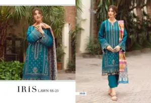 Iris Lawn Ss 23 Shree Fabs