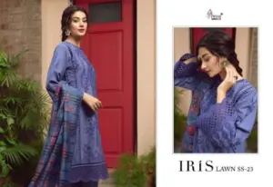 Iris Lawn Ss 23 Shree Fabs