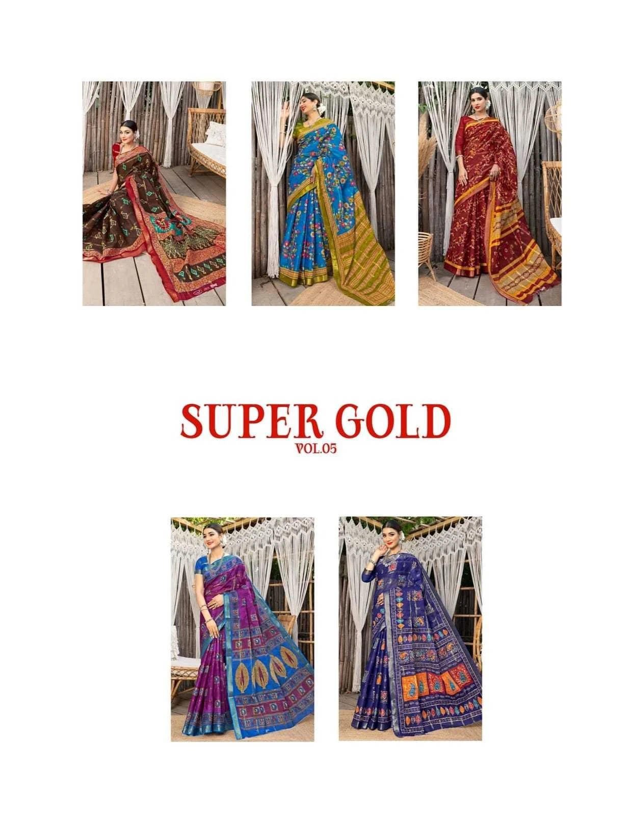 Lina Sarees Super Gold Vol 5