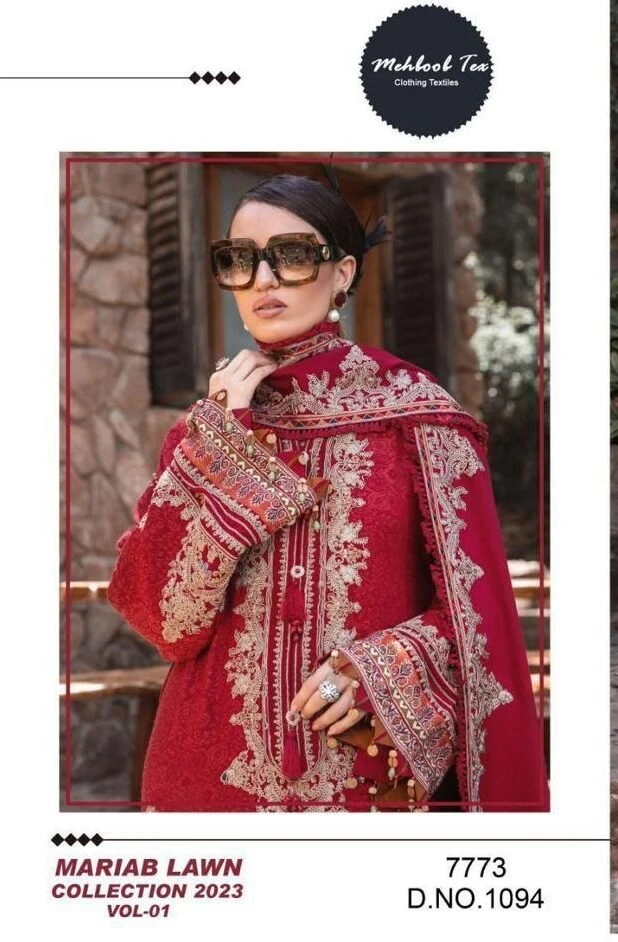 Mehboob Tex Mariab Lawn Collection 23 Vol 1