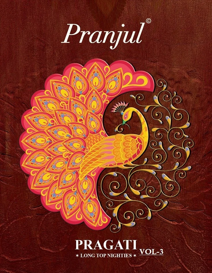 Pranjul Pragati Long Nighties Vol-3