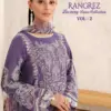 Rangrez Luxury Lawn Vol 2 Shree Fabs