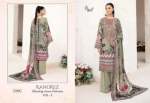 Rangrez Luxury Lawn Vol 2 Shree Fabs