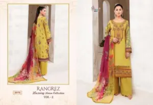 Rangrez Luxury Lawn Vol 2 Shree Fabs