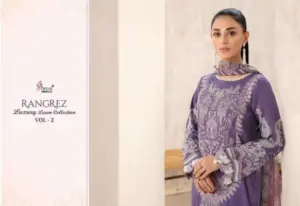 Rangrez Luxury Lawn Vol 2 Shree Fabs