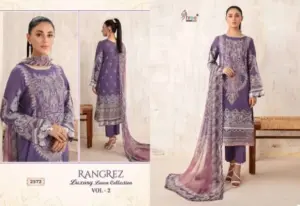 Rangrez Luxury Lawn Vol 2 Shree Fabs