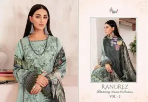 Rangrez Luxury Lawn Vol 2 Shree Fabs