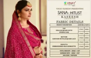 Vinay Fashion Kaseesh Sana Hitlist