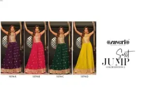 Zaveri Woman Beauty Jumpsuit Color Edition Vol 2