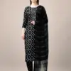 Black Fully Stitched Rayon Kurti Pant Dupatta Design No 1140