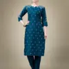 Morpichh Fully Stitched Cotton Blend Kurti Pant Design No 1112