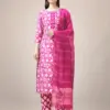 Pink Fully Stitched Rayon Kurti Pant Dupatta Design No 1136