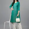 Rama Fully Stitched Casual Embroidery Kurti Design No 1006