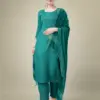 Rama Fully Stitched Cotton Blend Kurti Pant Dupatta Design No 1111