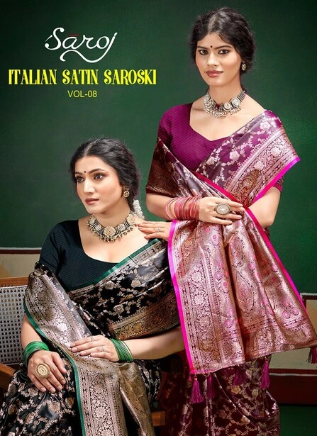 Saroj Italian Satin Saroski Vol 8