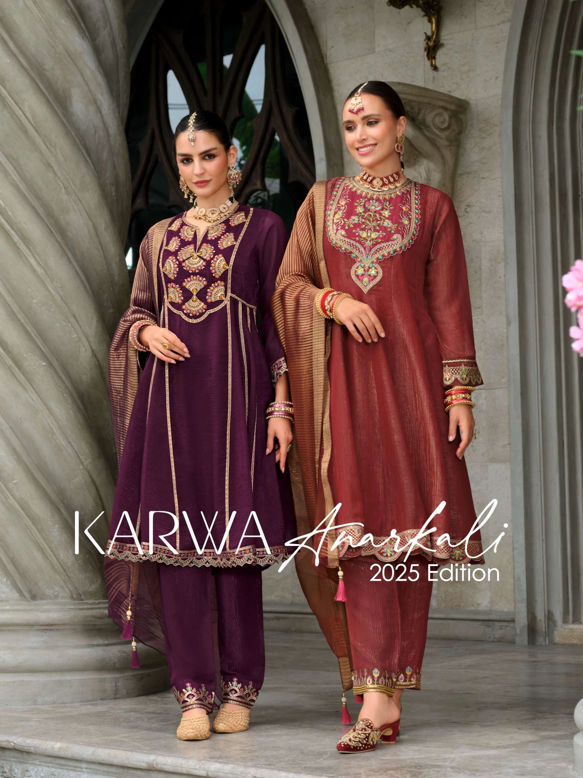 Lily and Lali Karwa Anarkali 25 Edition