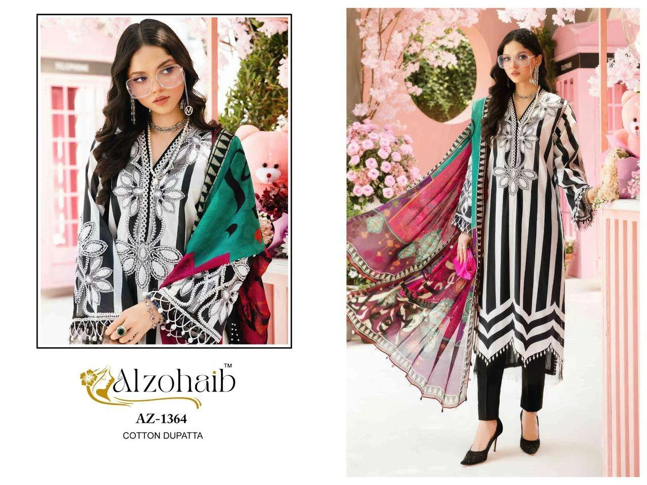 Al Zohaib Design No – 1358-1359-1363-1364