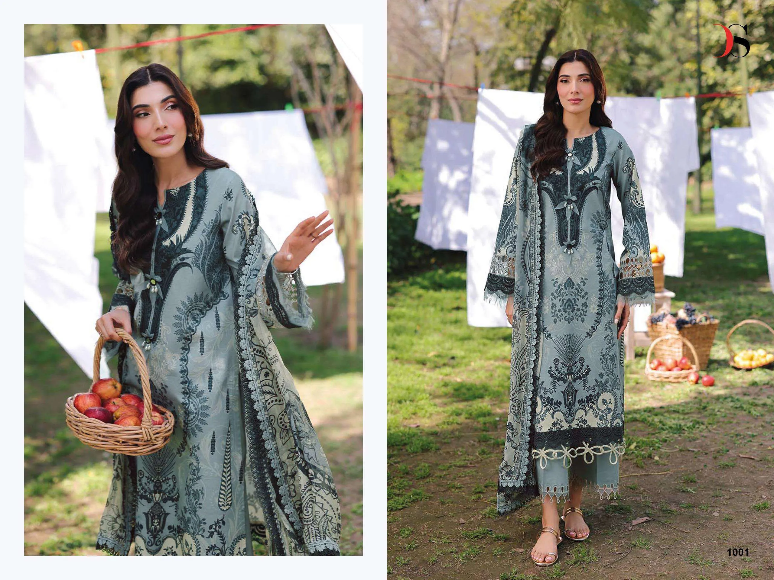 Deepsy Suits Jade Bliss Lawn 25 Vol 2