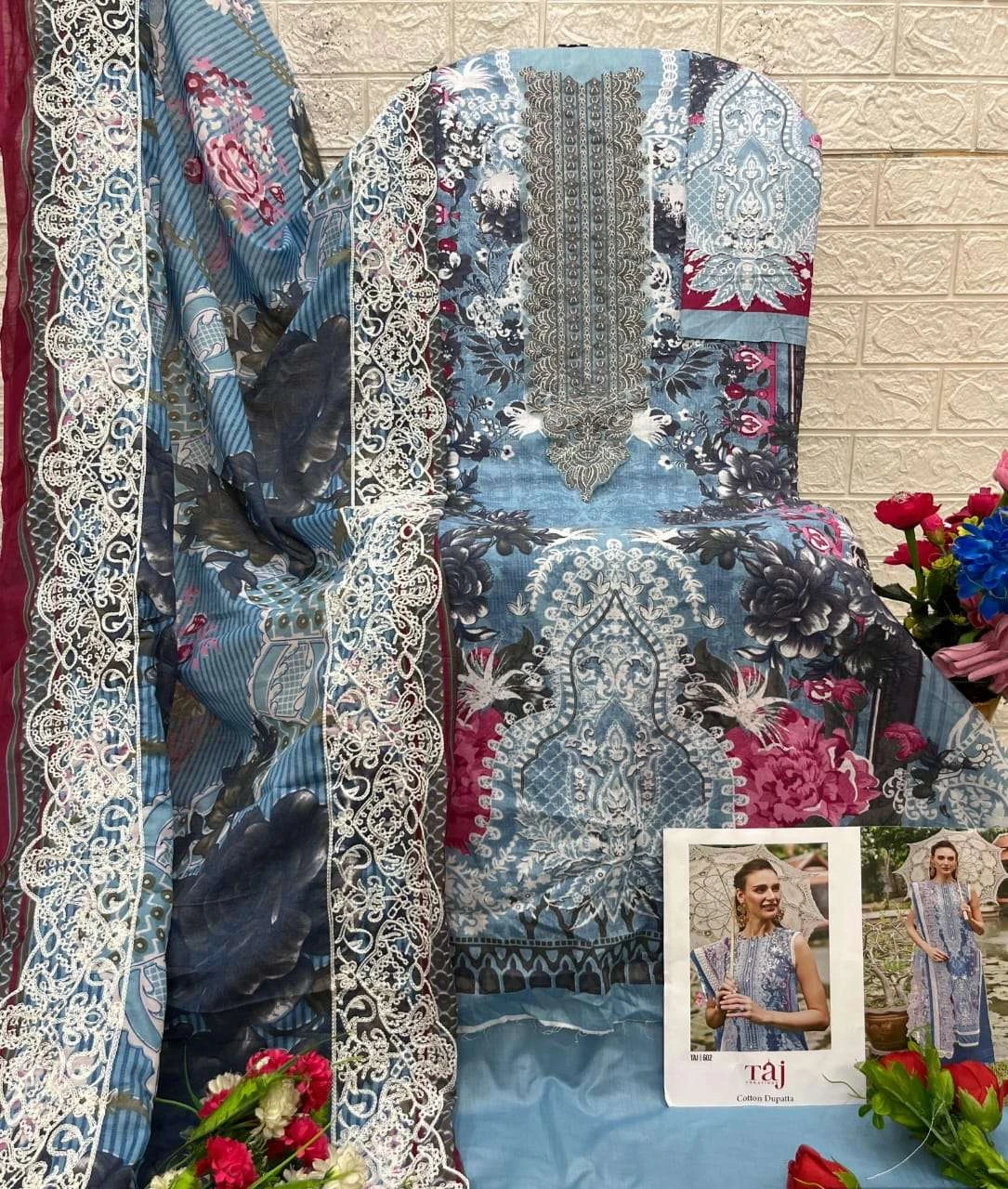 Taj Creations Design No – 601-602