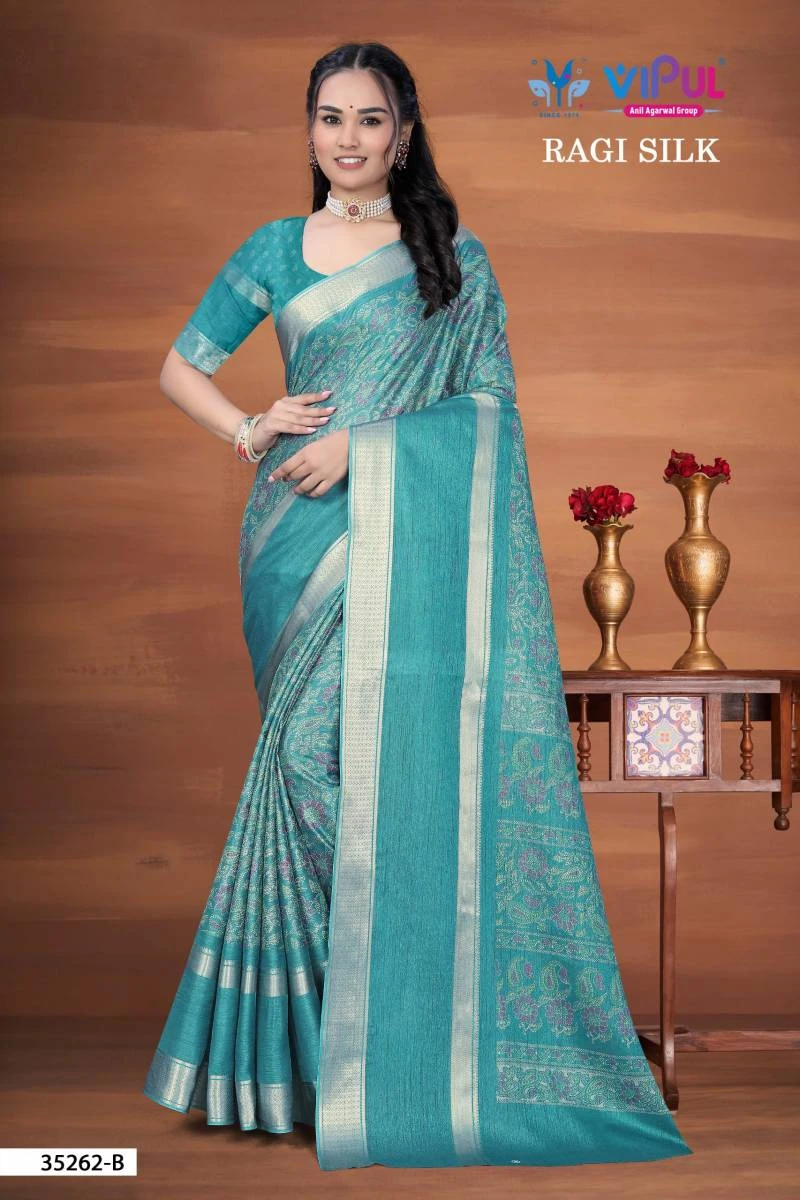 Vipul Ragi Silk 35262 a to D