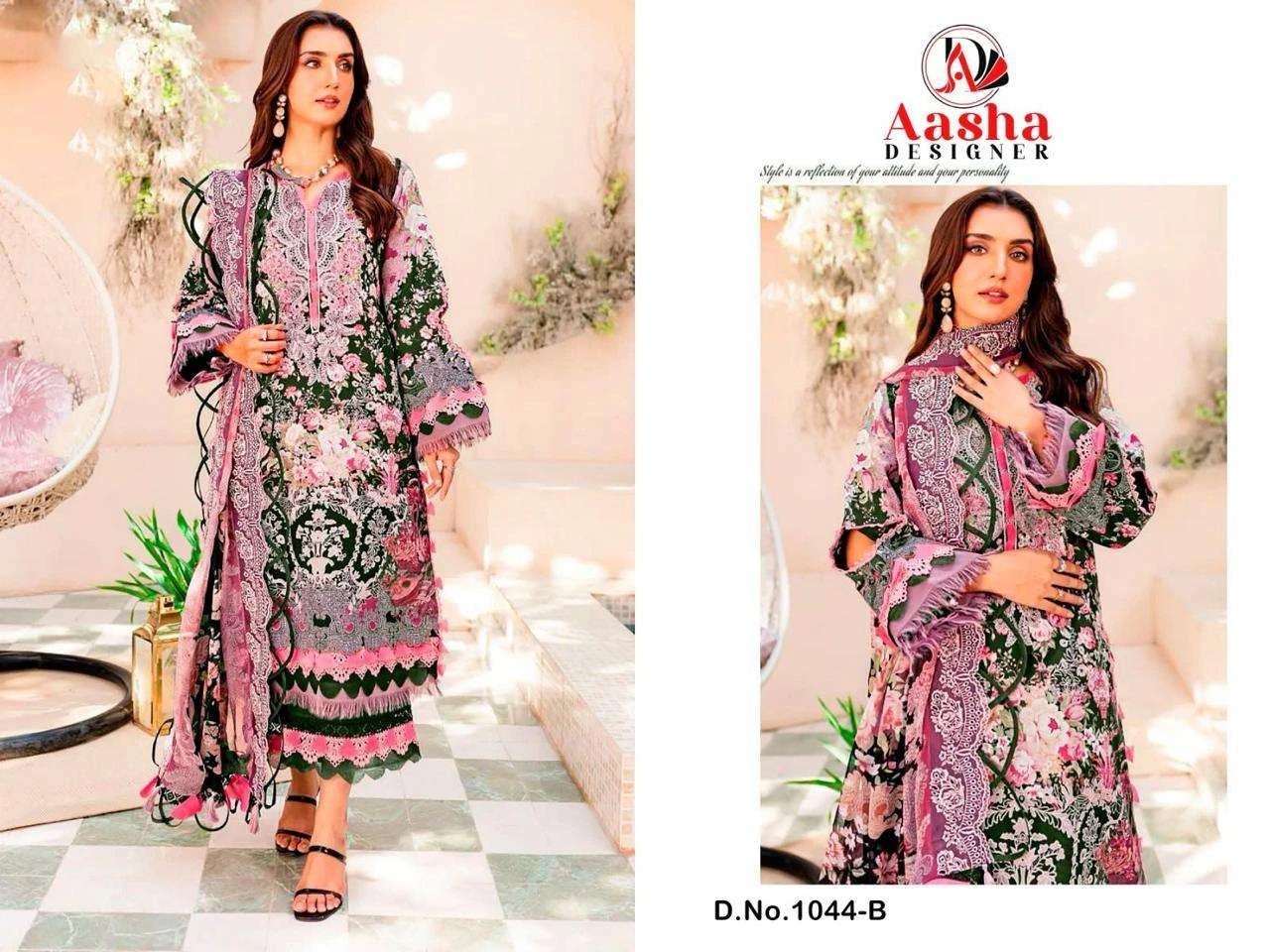 Aasha Designer Design No - 1044 Abcdg - Image 11