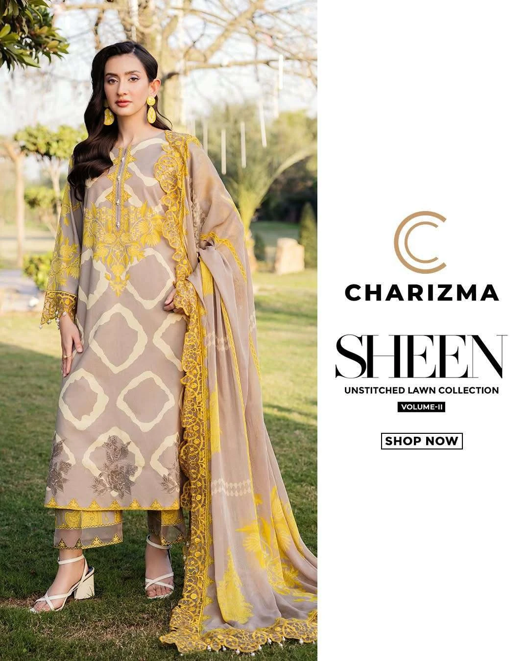Charizma Sheen Unstitched Lawn Collection Vol 2 - Image 2