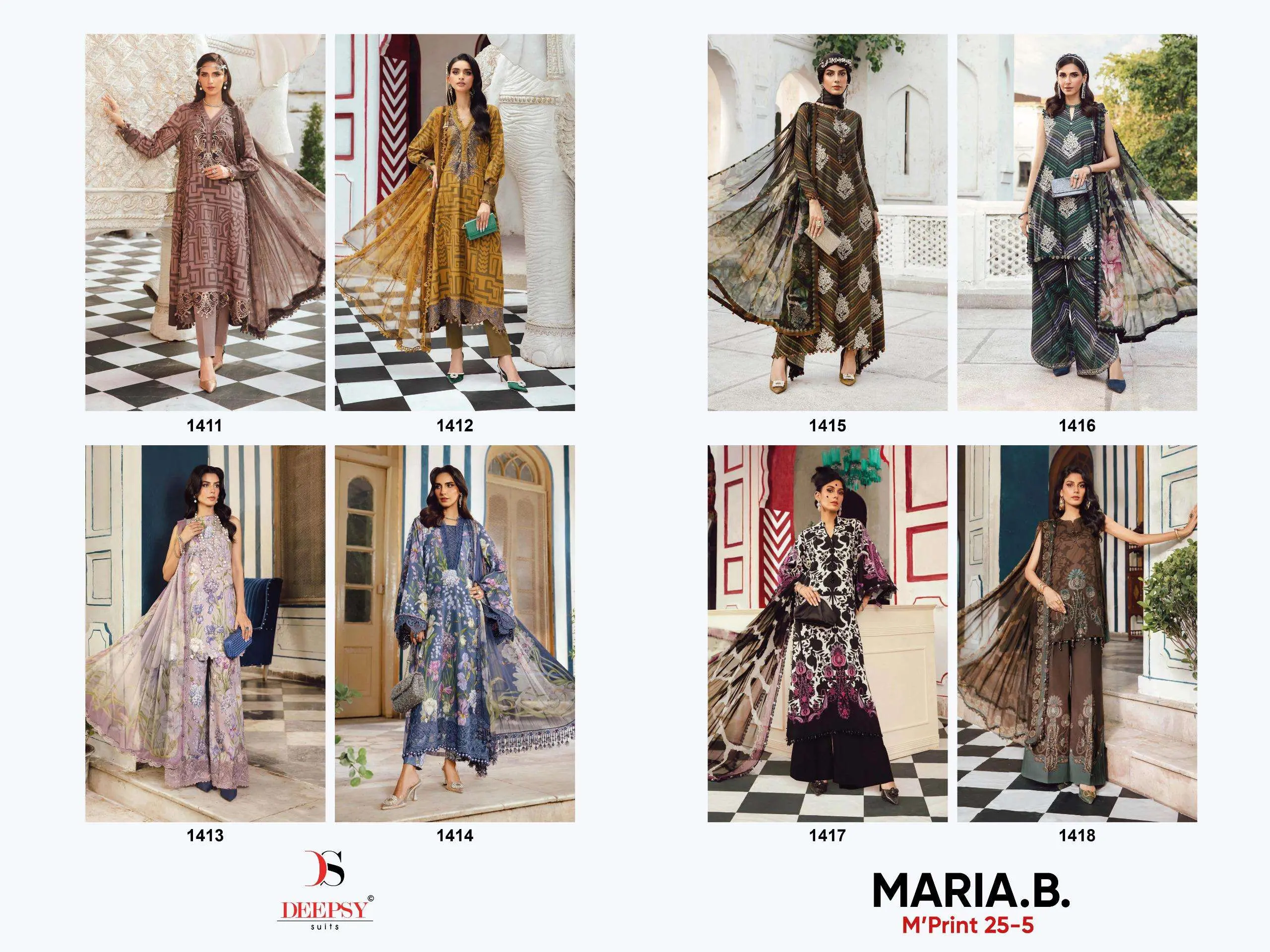 Deepsy Suits Maria B M Prints 25 Vol 5 - Image 10