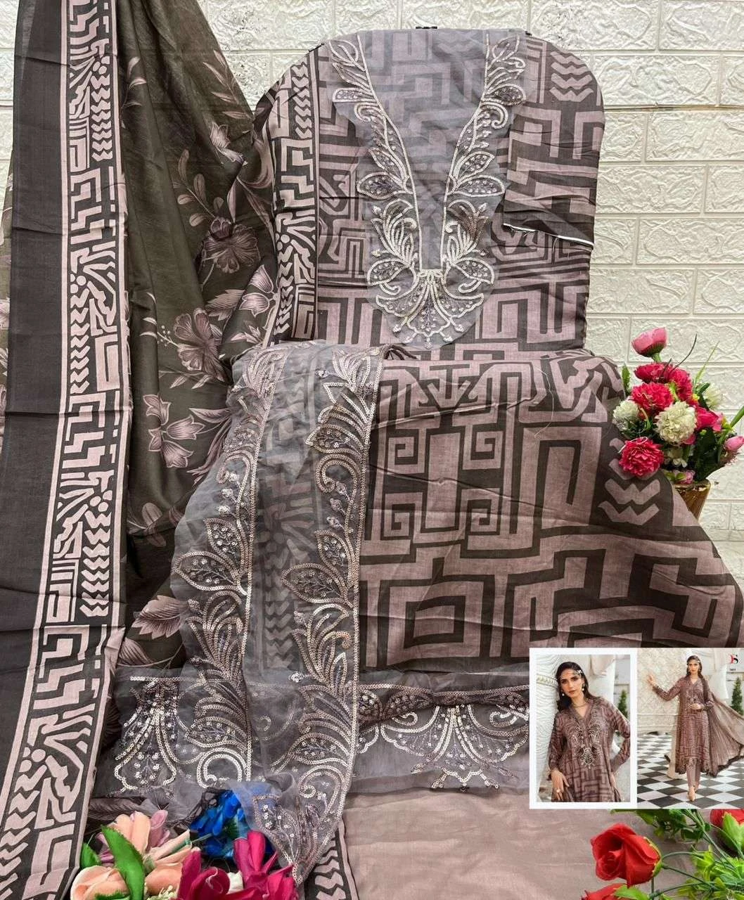 Deepsy Suits Maria B M Prints 25 Vol 5 - Image 11