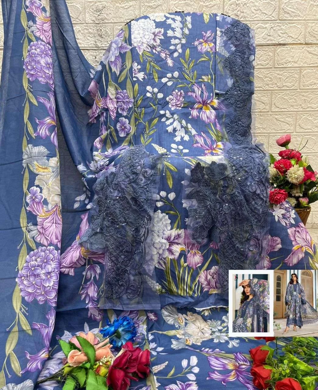 Deepsy Suits Maria B M Prints 25 Vol 5 - Image 17