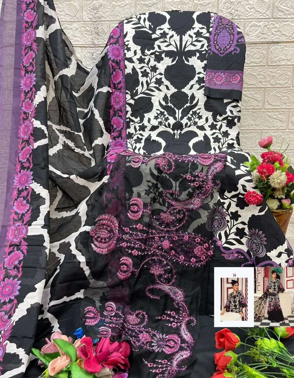 Deepsy Suits Maria B M Prints 25 Vol 5 - Image 7