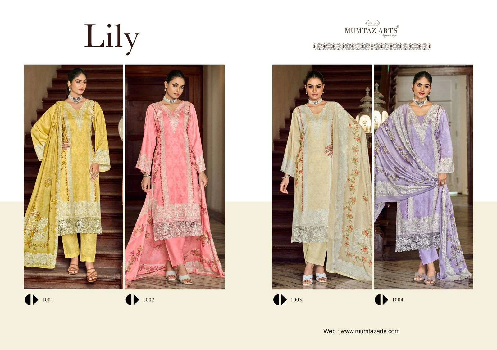 Mumtaz Arts 4 Pc Combo Suit Collection - Image 9