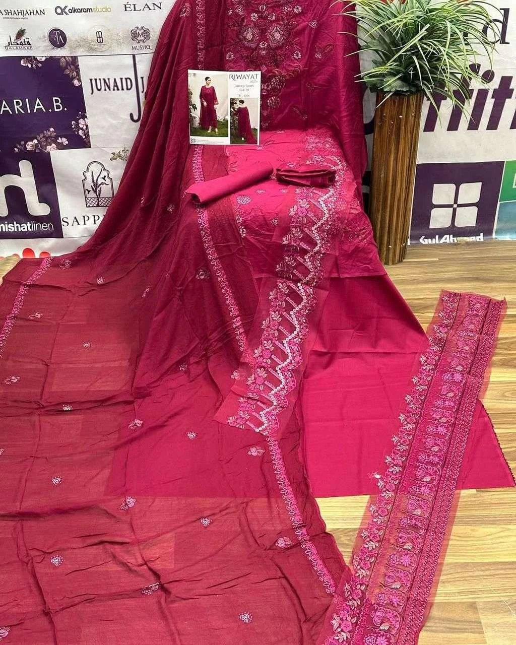 Ramsha Riwayat Luxury Lawn Collection Vol 10 - Image 15