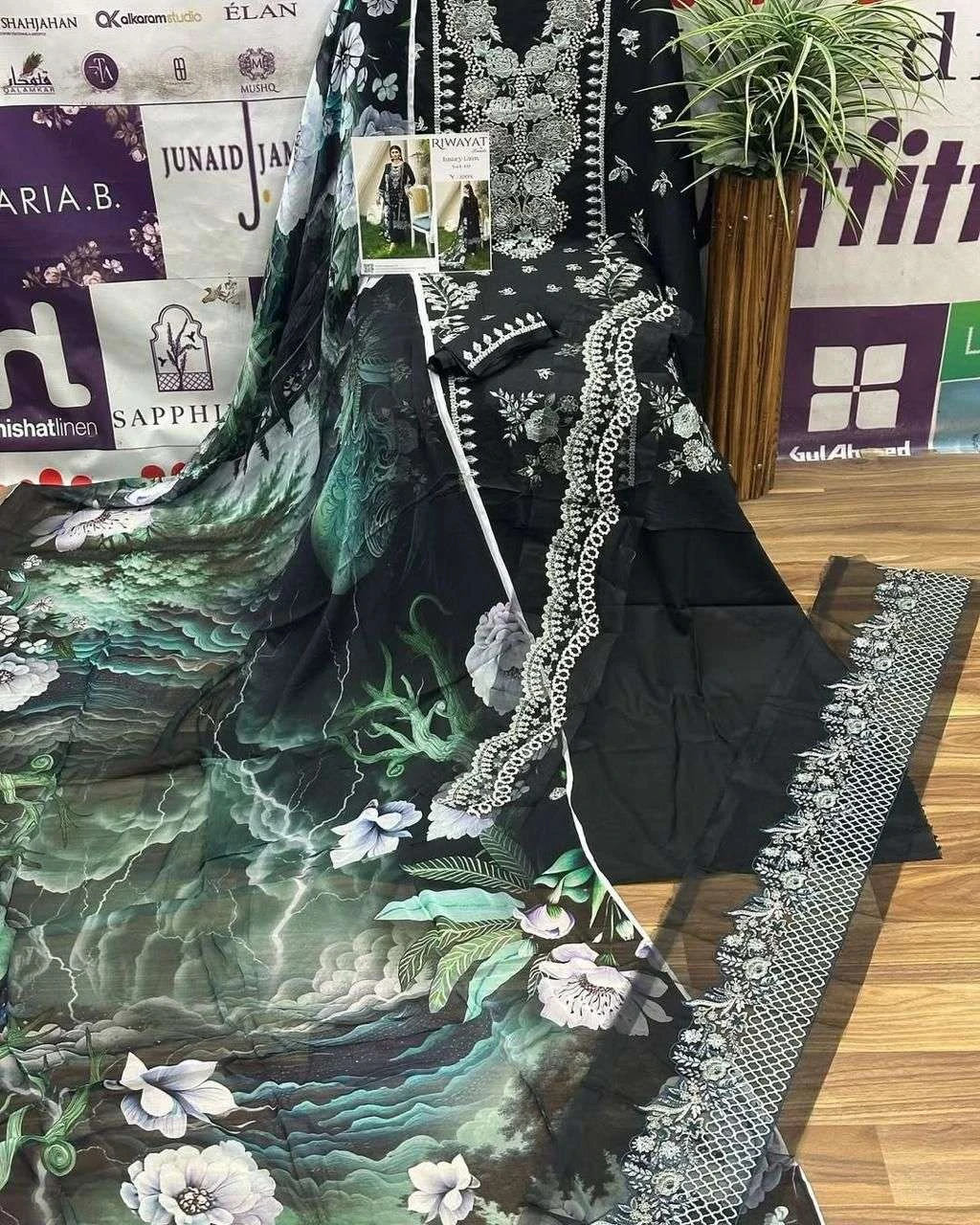 Ramsha Riwayat Luxury Lawn Collection Vol 10 - Image 8