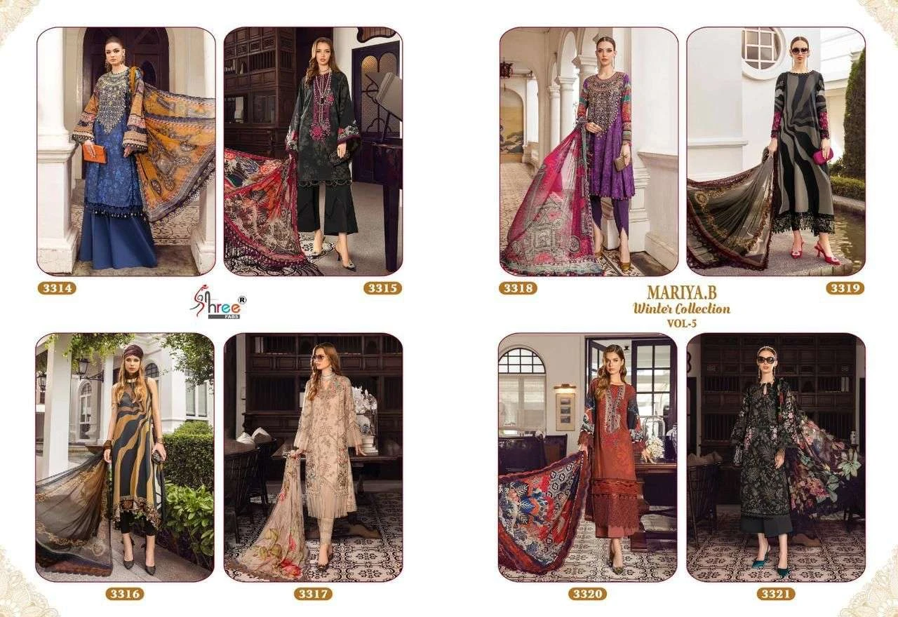 Shree Fab Maria B Winter Collection Vol 5 - Image 10