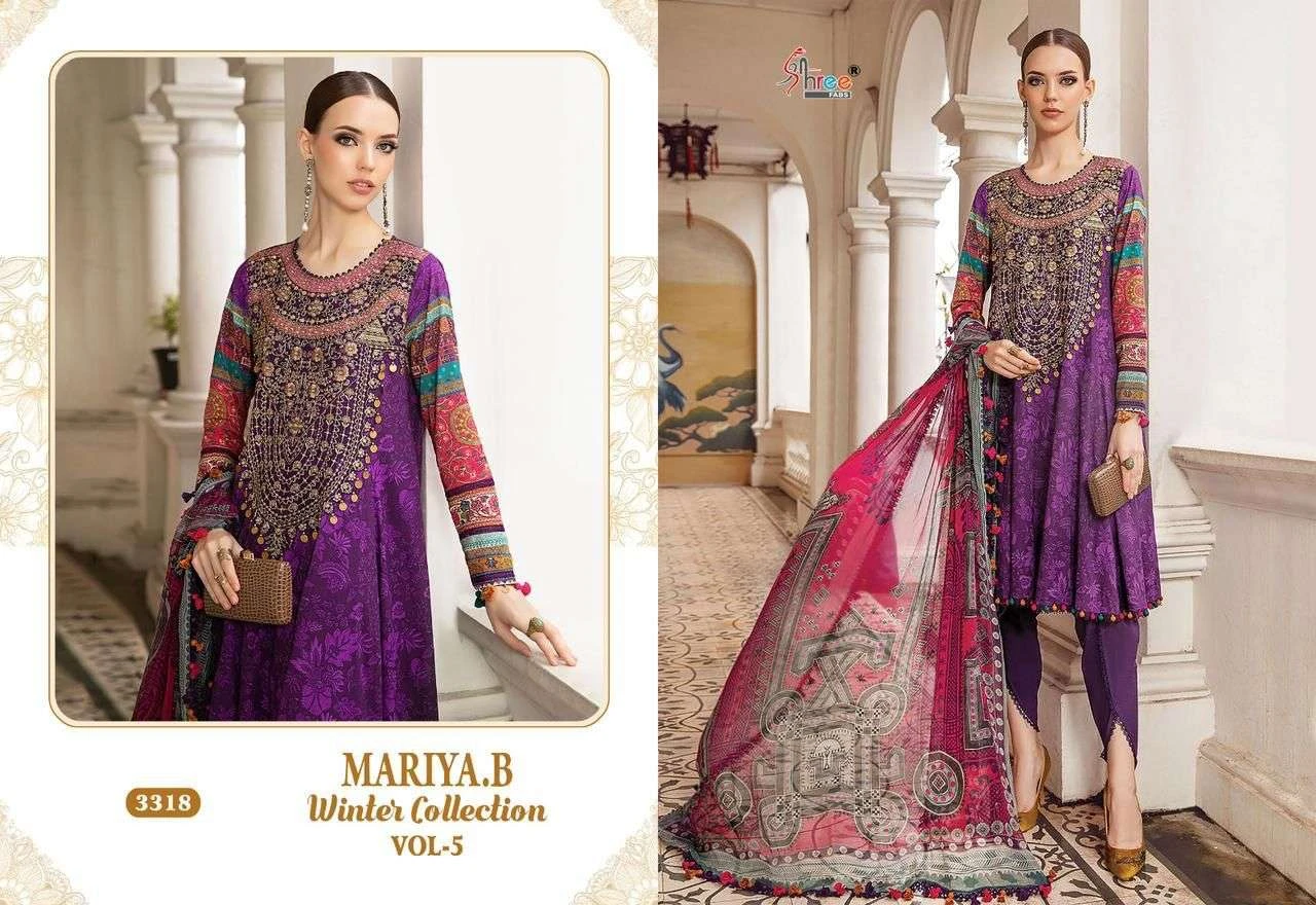 Shree Fab Maria B Winter Collection Vol 5 - Image 2