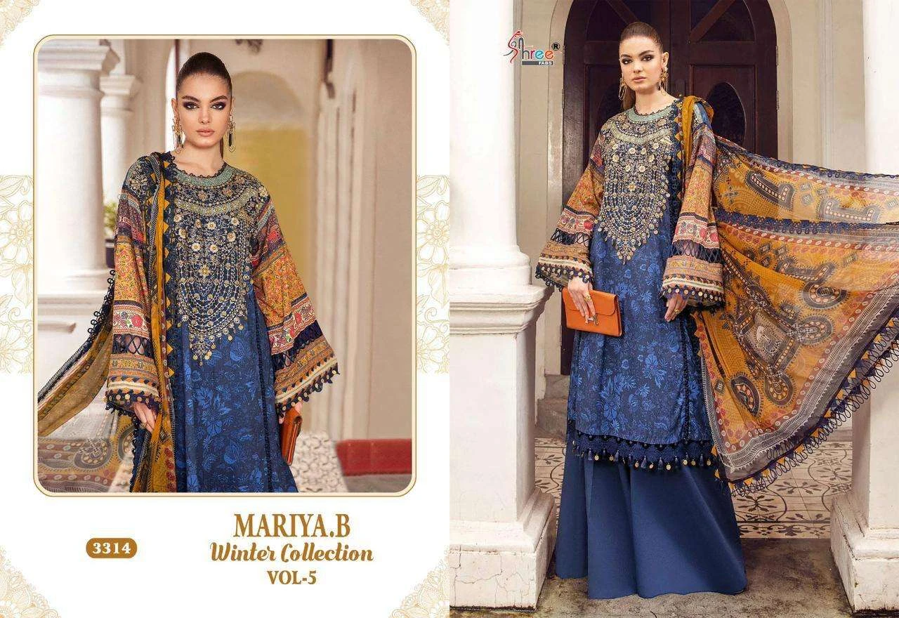 Shree Fab Maria B Winter Collection Vol 5 - Image 4