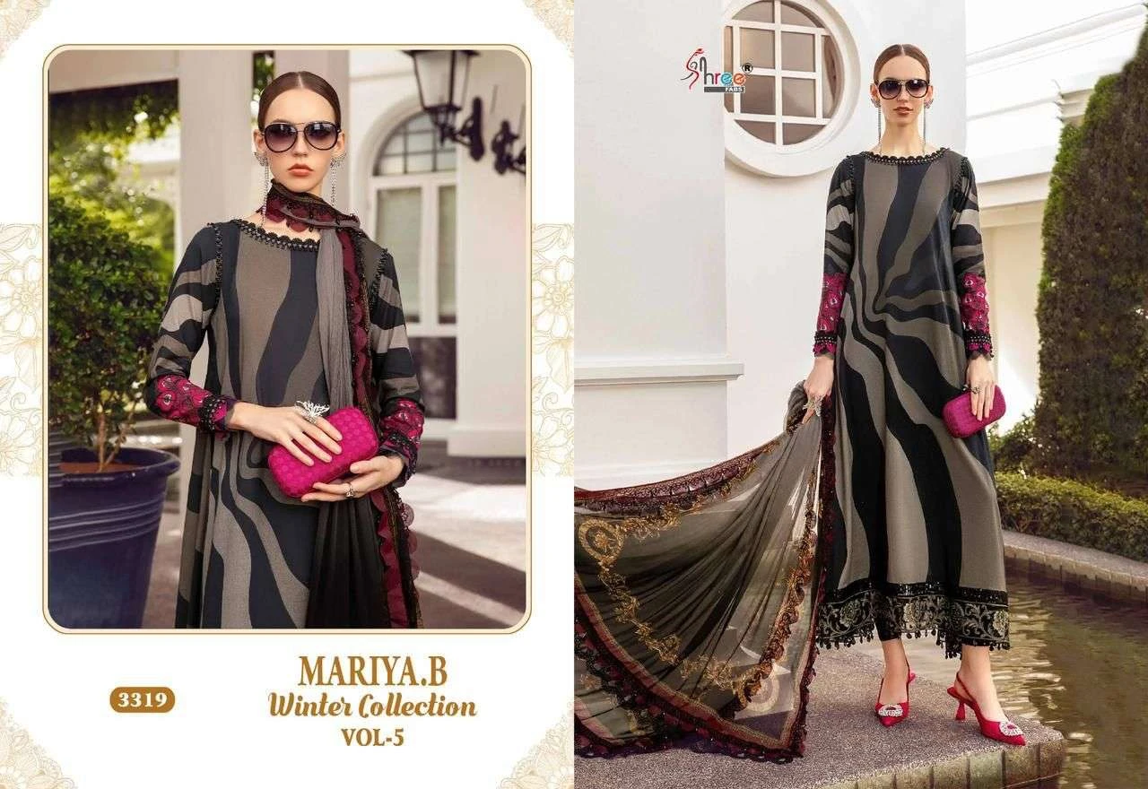 Shree Fab Maria B Winter Collection Vol 5 - Image 6