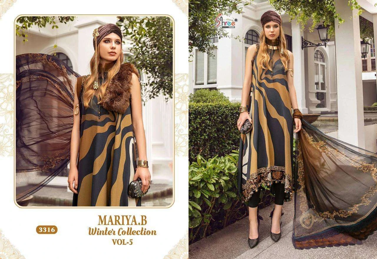 Shree Fab Maria B Winter Collection Vol 5 - Image 8