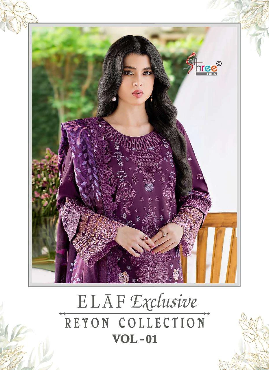 Shree Fabs Elaf Exclusive Rayon Collection Vol