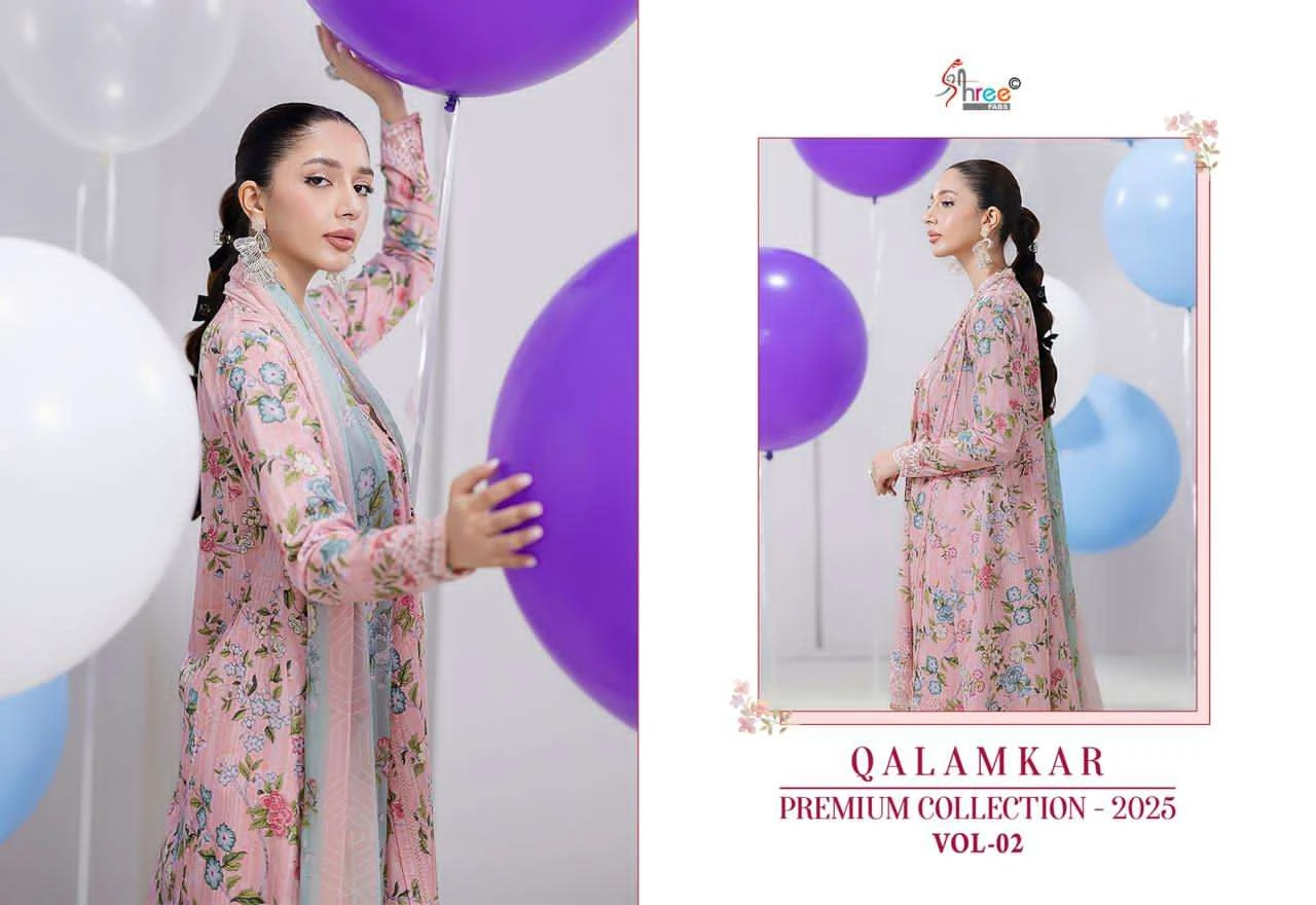 Shree Fabs Qalamkar Premium Collection 2025 Vol 2 - Image 2