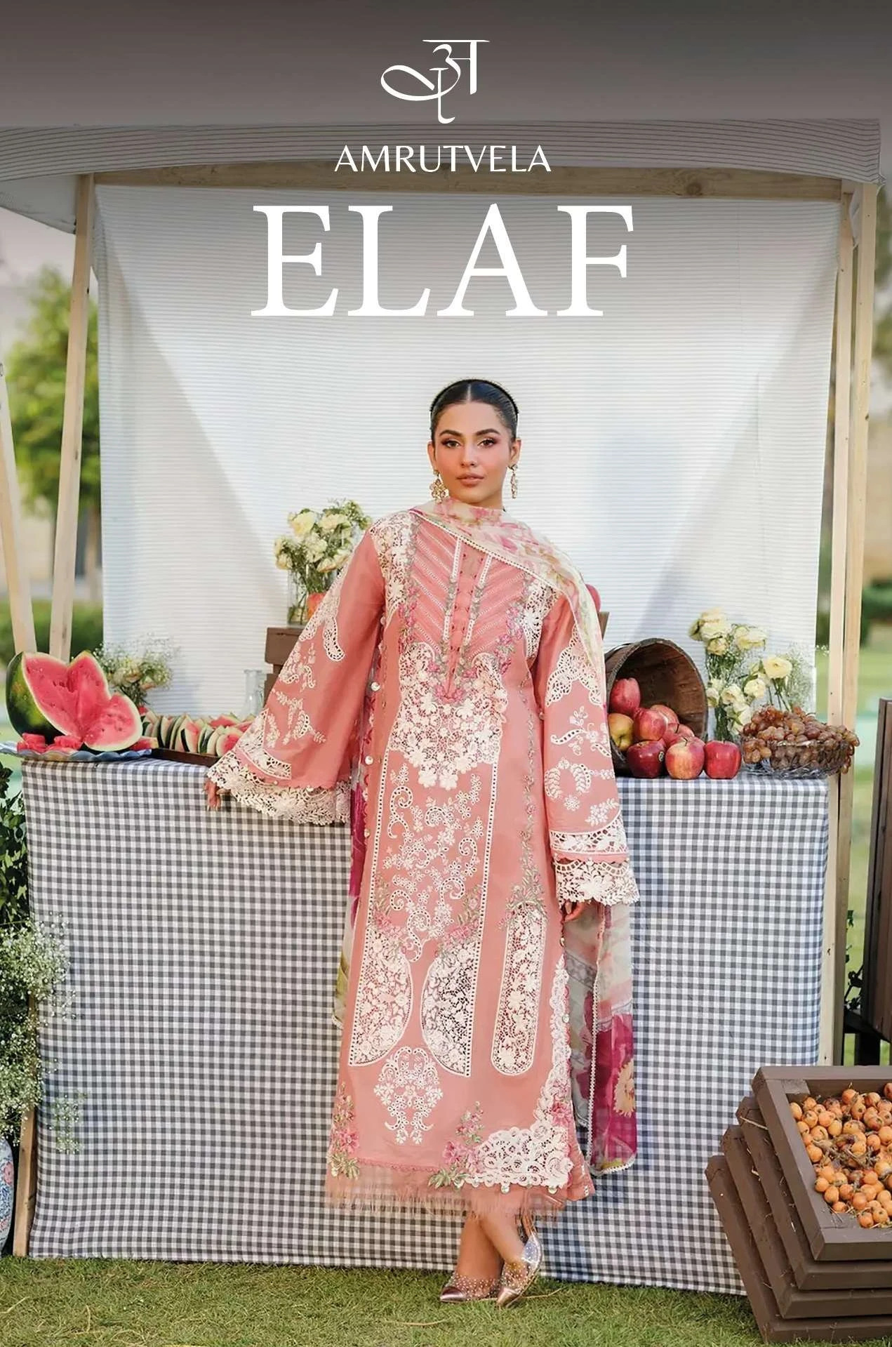 Amrutvela Elaf Luxury Lawn Collection Vol 4