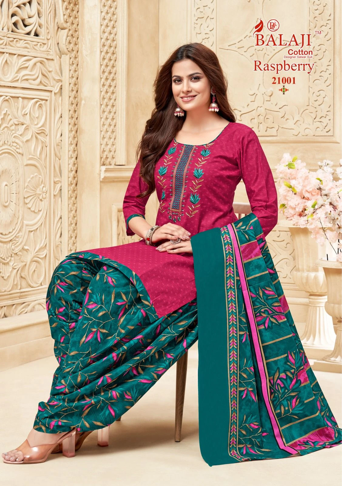 Balaji Cotton Raspberry Vol 21 - Image 13