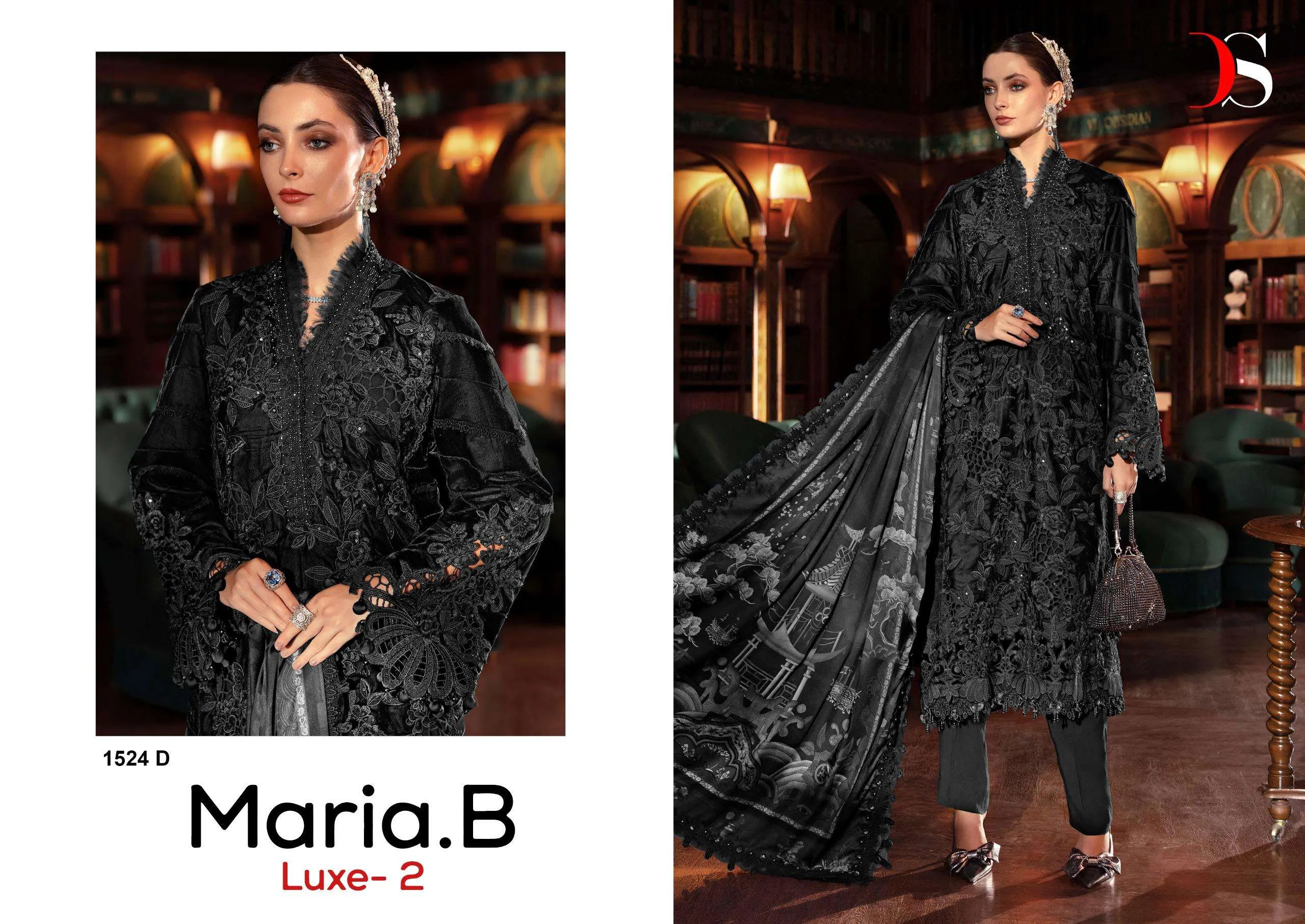 Deepsy Suits Maria B Luxe Vol 2 Hit Design 1524