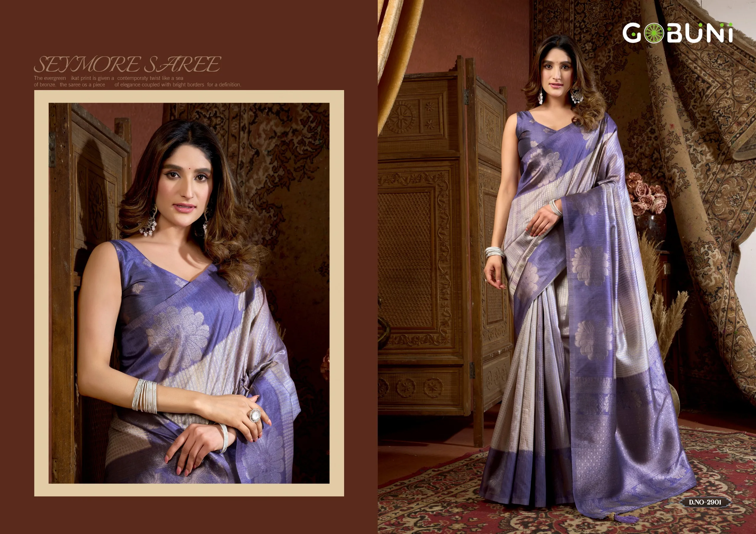 Gobuni Stella Soft Kota Silk Traditional Wear Saree Collection - Image 2
