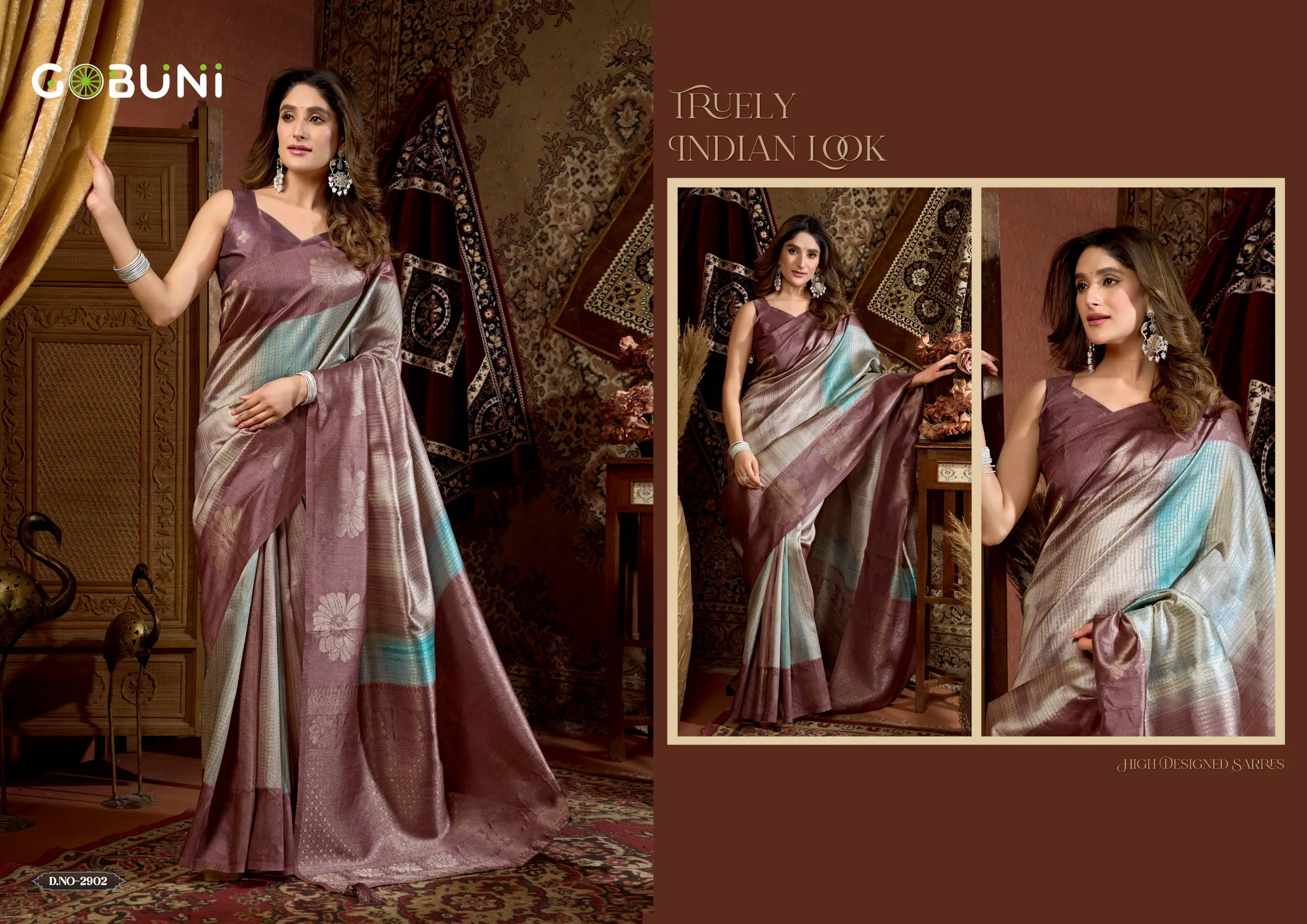 Gobuni Stella Soft Kota Silk Traditional Wear Saree Collection - Image 3