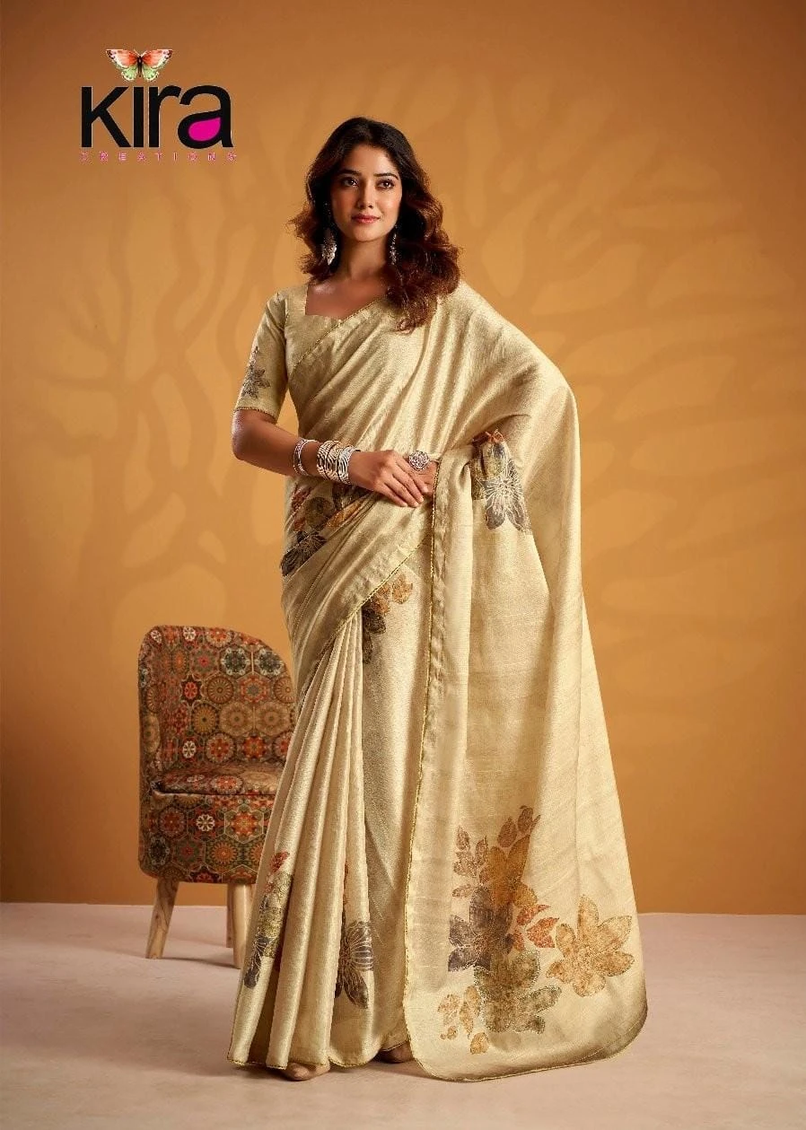 Kira Kasheeda Tussar Silk Fancy Designer Saree Collection - Image 2