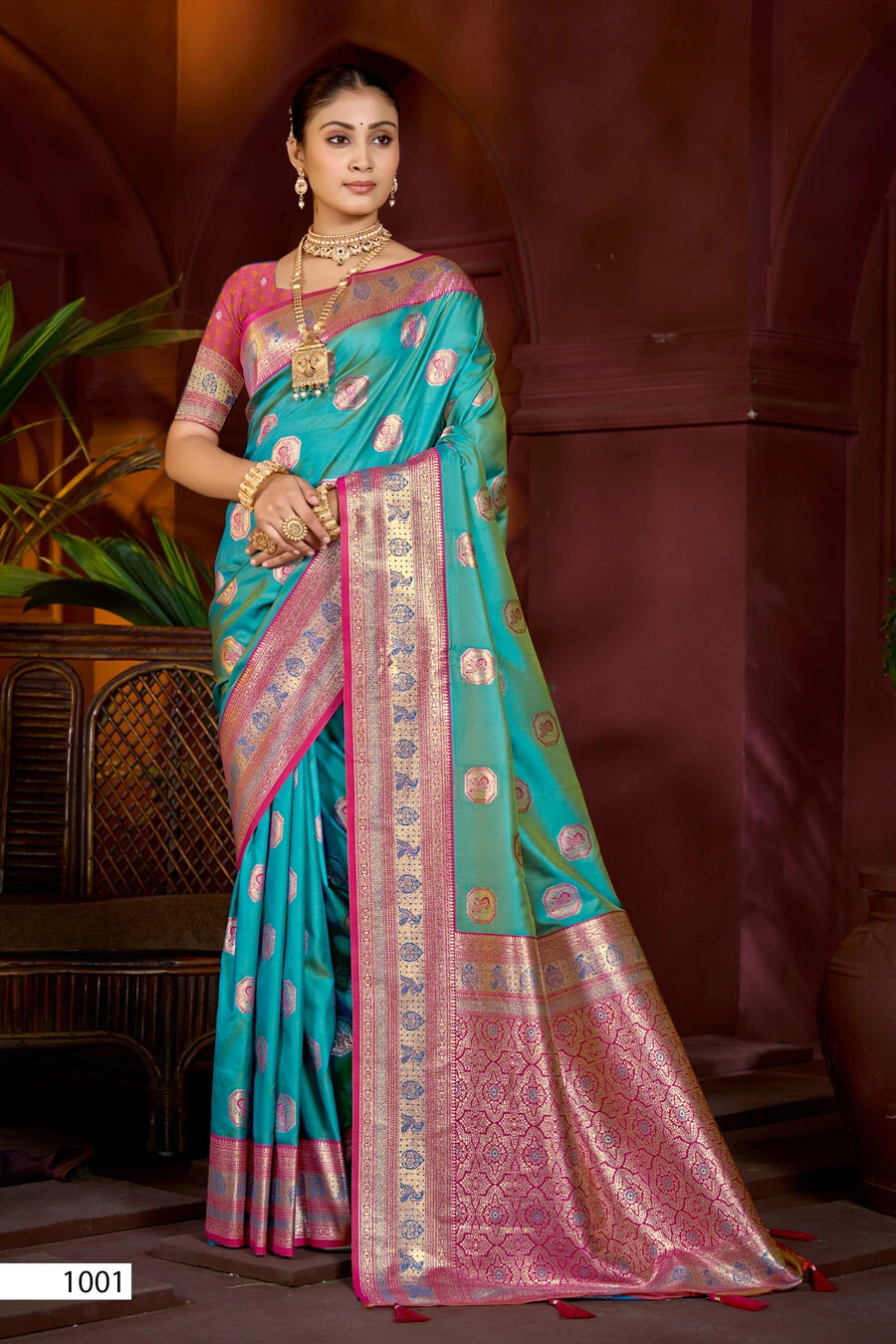 Saroj Rajshaille Silk Vol 1 Rich Pallu Saree Collection - Image 2