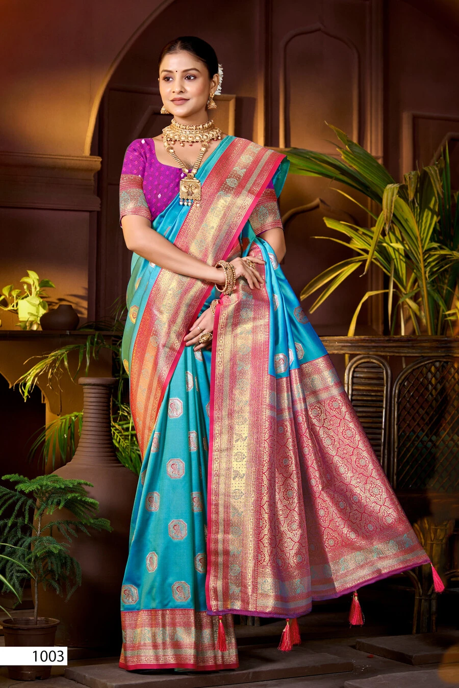 Saroj Rajshaille Silk Vol 1 Rich Pallu Saree Collection - Image 4